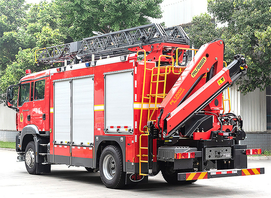 Sinotruk Sitrak 18m échelle aérienne camion de sauvetage et de pompiers véhicule spécialisé usine de Chine