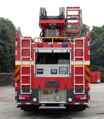 Homme 18m échelle aérienne sauvetage camion de lutte contre les incendies véhicule spécialisé usine de Chine