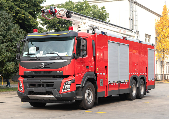 Volvo 25m Tour d'eau mousse poudre camion de lutte contre les incendies de bonne qualité spécialisé fabricant chinois