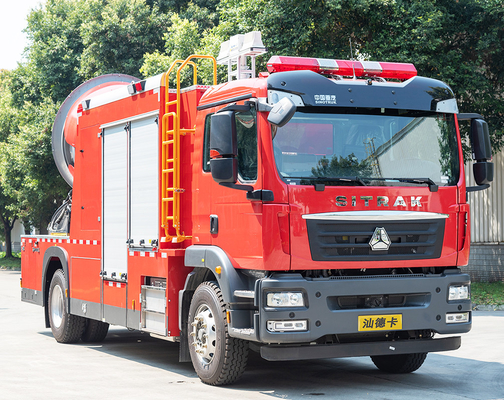 Sinotruk Sitrak Évacuation de fumée Sauvetage camion de lutte contre les incendies Véhicule spécialisé usine de Chine