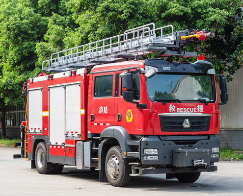 Sinotruk Sitrak 18m échelle aérienne sauvetage camion de lutte contre les incendies prix véhicule spécialisé