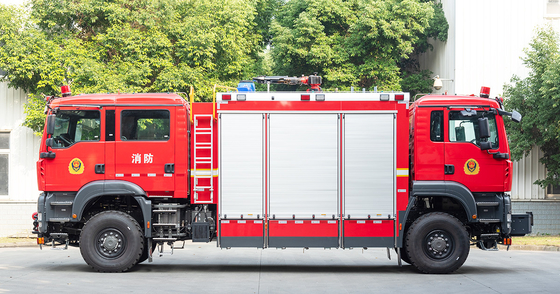 Sinotruk HOWO camion de sauvetage à double tête de lutte contre les incendies véhicule spécialisé usine de Chine