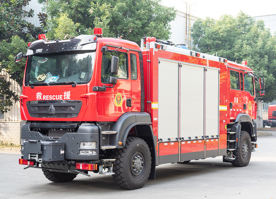 Sinotruk HOWO camion de sauvetage à double tête de lutte contre les incendies véhicule spécialisé usine de Chine