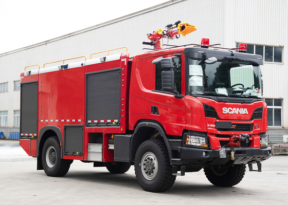 Scania 4X4 camion de lutte contre les incendies de l'aéroport Arfff véhicule d'intervention rapide prix véhicule spécialisé Chine usine