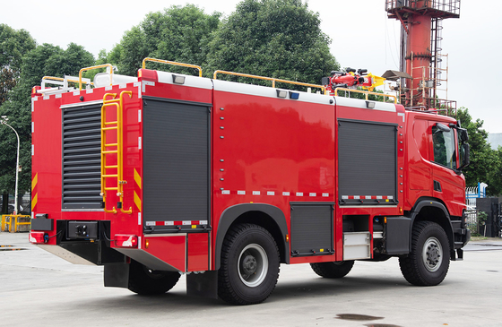 Scania 4X4 camion de lutte contre les incendies de l'aéroport Arfff véhicule d'intervention rapide prix véhicule spécialisé Chine usine