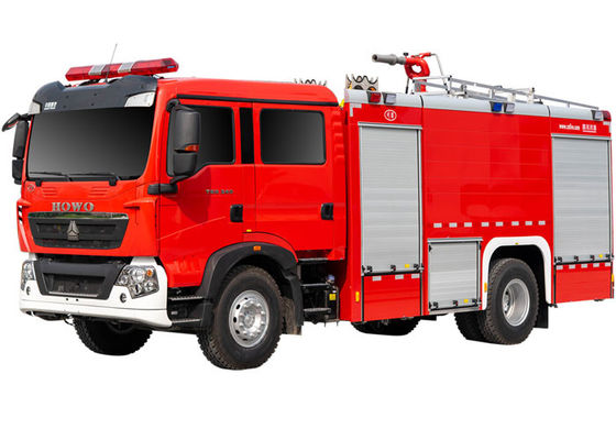 Sinotruk HOWO 8t camion de lutte contre les incendies à mousse d'eau véhicule spécialisé