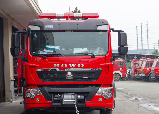 Camion de pompiers spécial de Sinotruk HOWO avec le matériel de sauvetage