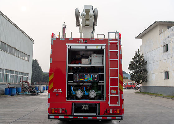 Camion de lutte contre l'incendie de tour d'eau de Sinotruk HOWO 20m avec la pompe et le moniteur