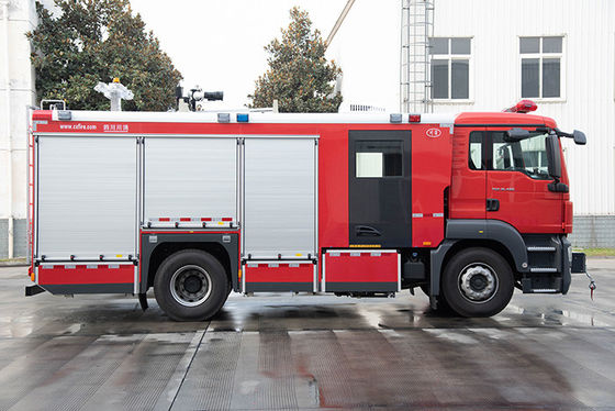 camion de lutte contre l'incendie 4000L avec le châssis d'HOMME de l'Allemagne