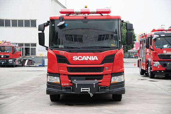 SCANIA 4T réservoir d'eau mousse camion de pompiers bon prix spécialisé fabricant chinois