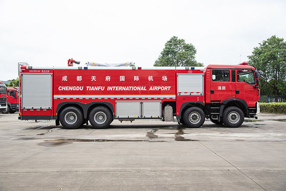 SINOTRUK HOWO 18T mousse d'eau CAFS camion de lutte contre les incendies prix véhicule spécialisé usine de Chine