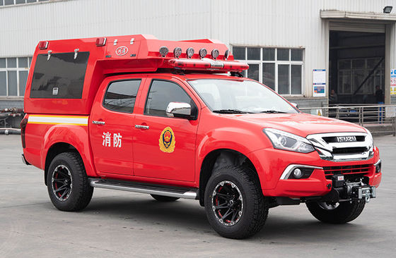 camion de pompiers de collecte de 4x4 ISUZU petit et véhicule rapide d'intervention
