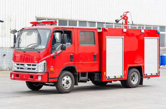 Camion tendre de lutte contre l'incendie de l'eau de Foton petit avec la double cabine de rangée