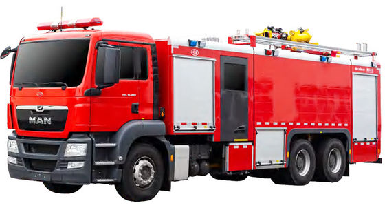Camion de pompiers résistant d'HOMME de l'Allemagne avec le réservoir de l'eau 12000L et de mousse