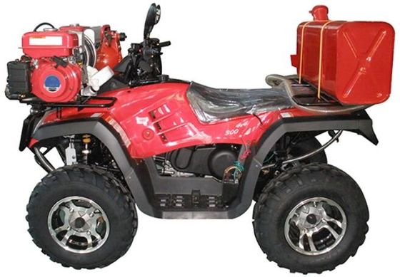 moto tous terrains de la lutte contre l'incendie 4x4 ATV avec le réservoir de l'eau 65L