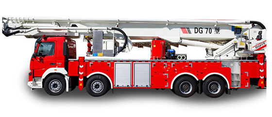 Camion aérien de lutte contre l'incendie de plate-forme de Volvo 70m