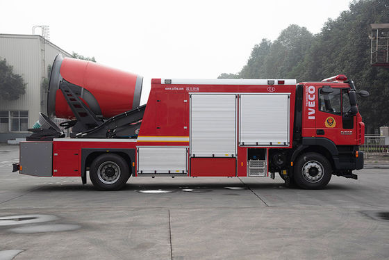 Camion spécial de lutte contre l'incendie d'échappement de fumée de SAIC-IVECO HONGYAN avec le réservoir de l'eau 2T